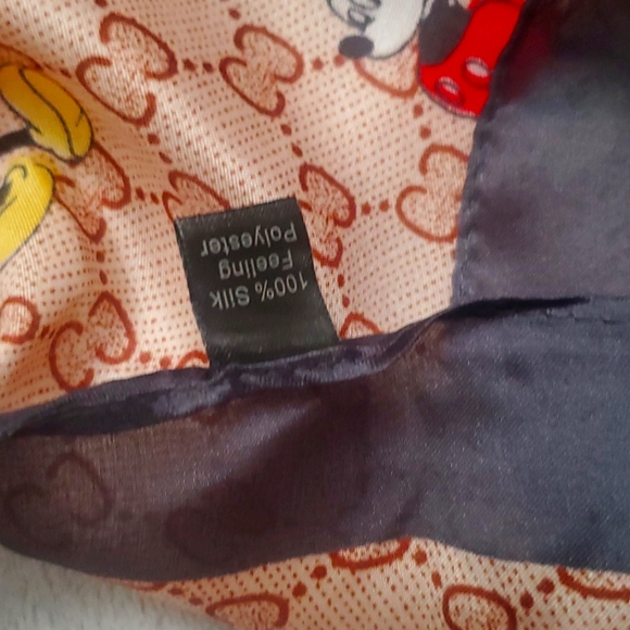 Designer Inspired Fashion Silk Scarf  35"x 70" - Picture 4 of 5